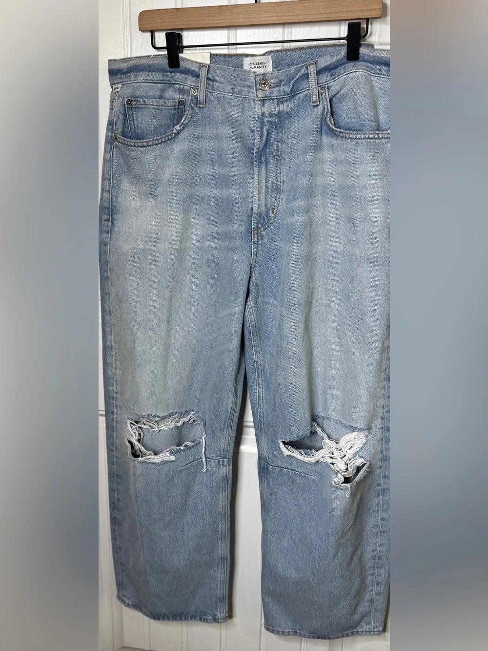 Citizens of Humanity Miro Relaxed Wide Leg Jeans in Damaris HTF Size 33 NWT $260 - Picture 5 of 16